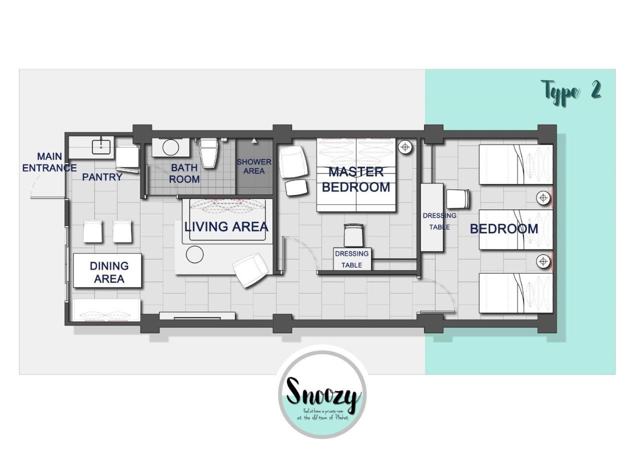 Snoozy Guesthouse Phuket Dış mekan fotoğraf